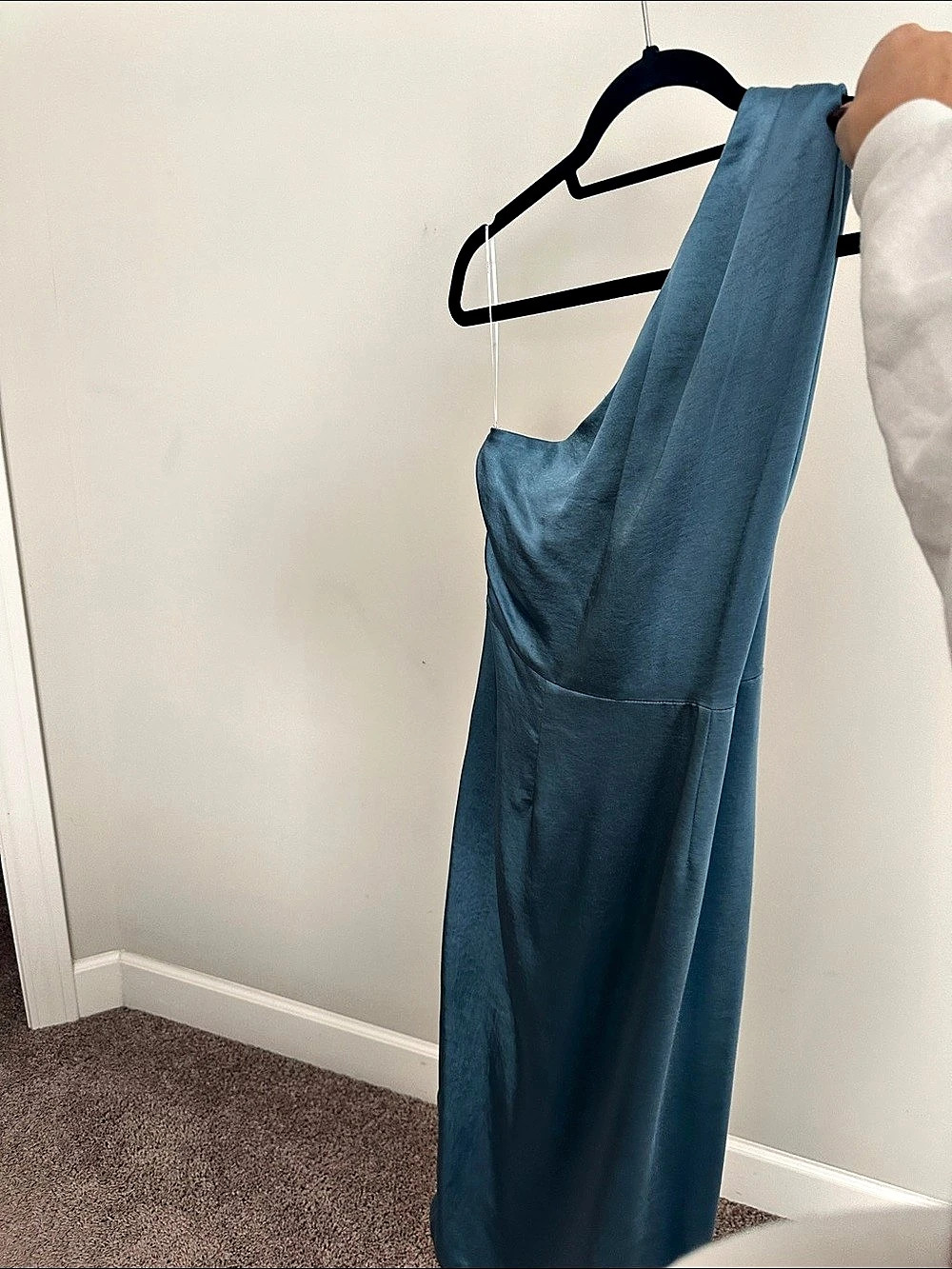 ELLIATT Cassini Dress Draped Maxi Dress in Blue